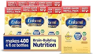 Enfamil & Enfagrow Gentlease Bundle - NeuroPro Gentlease Baby Formula Refill Box 31.4 Oz (Pack of 4) and Enfagrow Gentlease Toddler Nutritional Drink 29.1 oz. Powder Can