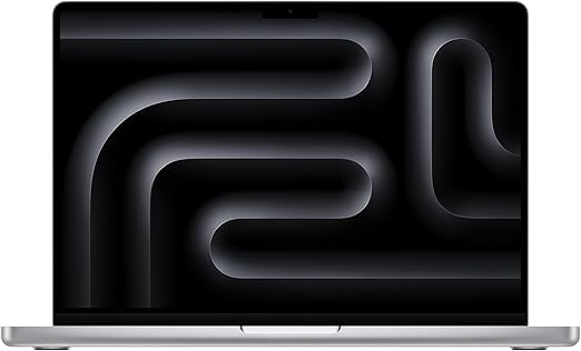Máy tính xách tay Apple MacBook Pro 2023 Chip M3 với CPU 8 nhân, GPU 10 nhân: Được xây dựng cho Apple Intelligence, Màn hình Liquid Retina XDR 14,2 inch, Bộ nhớ hợp nhất 8GB, Bộ nhớ SSD 512GB; Màu bạc